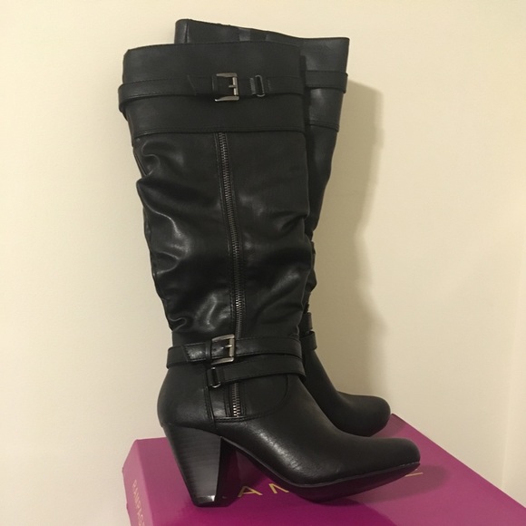 rampage black booties